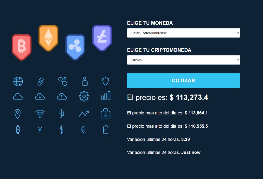 Cotizador Cripto